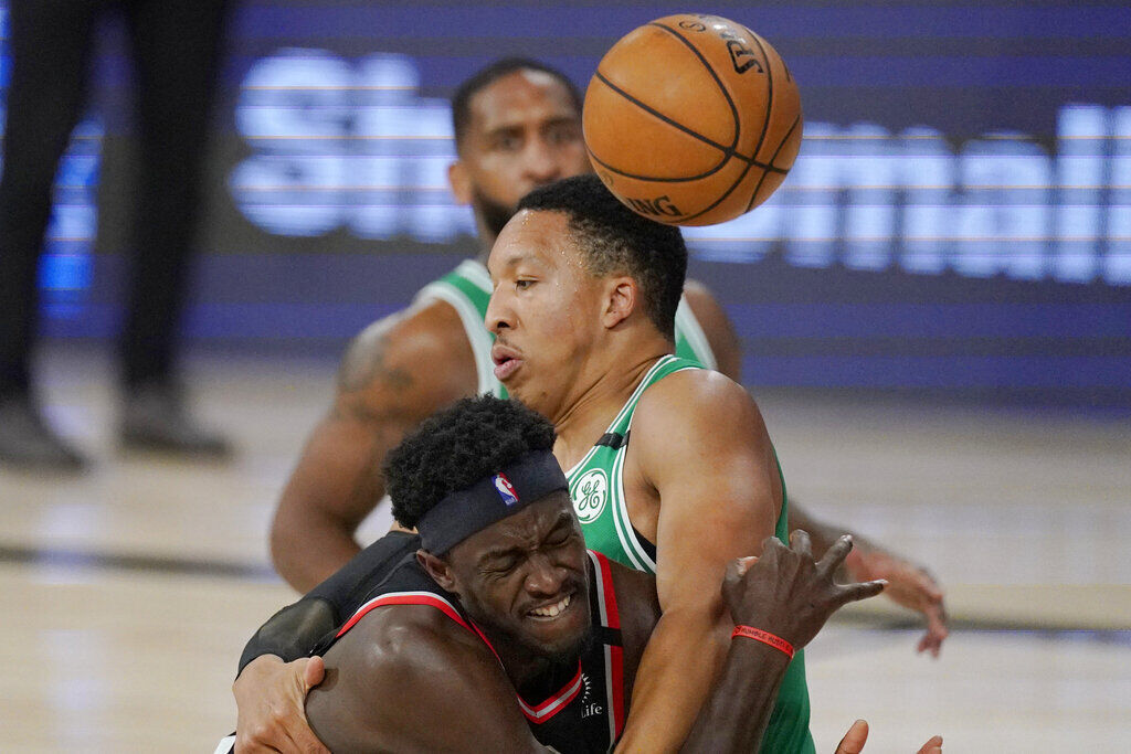 APTOPIX Raptors Celtics Basketball